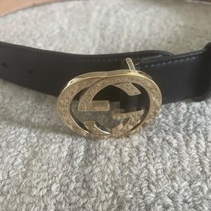 Black Gucci Belt